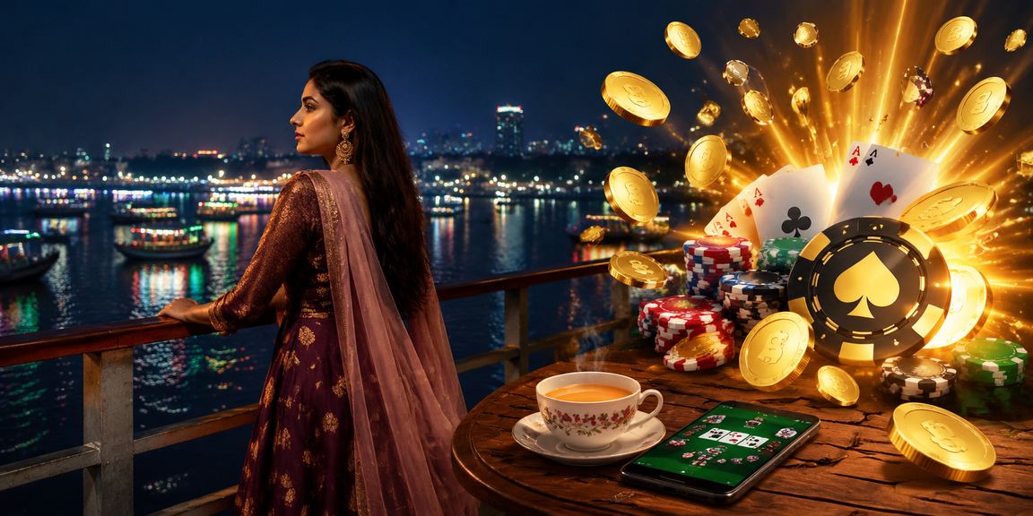 বরিশালে পোকার গেম খেলার দৃশ্য বাংলাদেশ